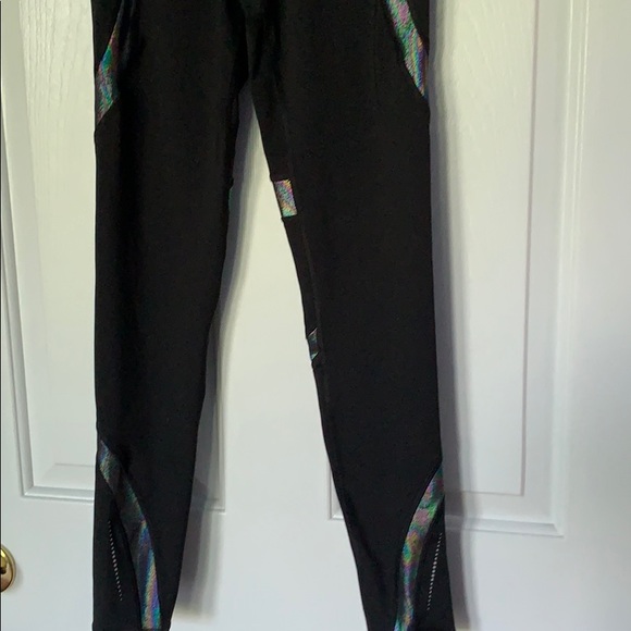 Champion black leggings with iridescent details - Picture 3 of 5
